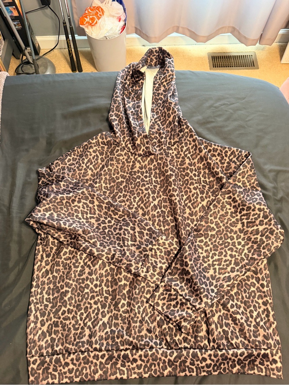 Leopard Print Hoodie